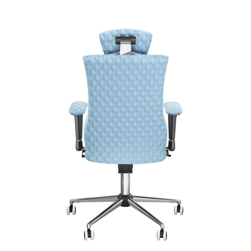 Ergonomiczny fotel Kulik System Elegance Sky 0209 Eko-skóra