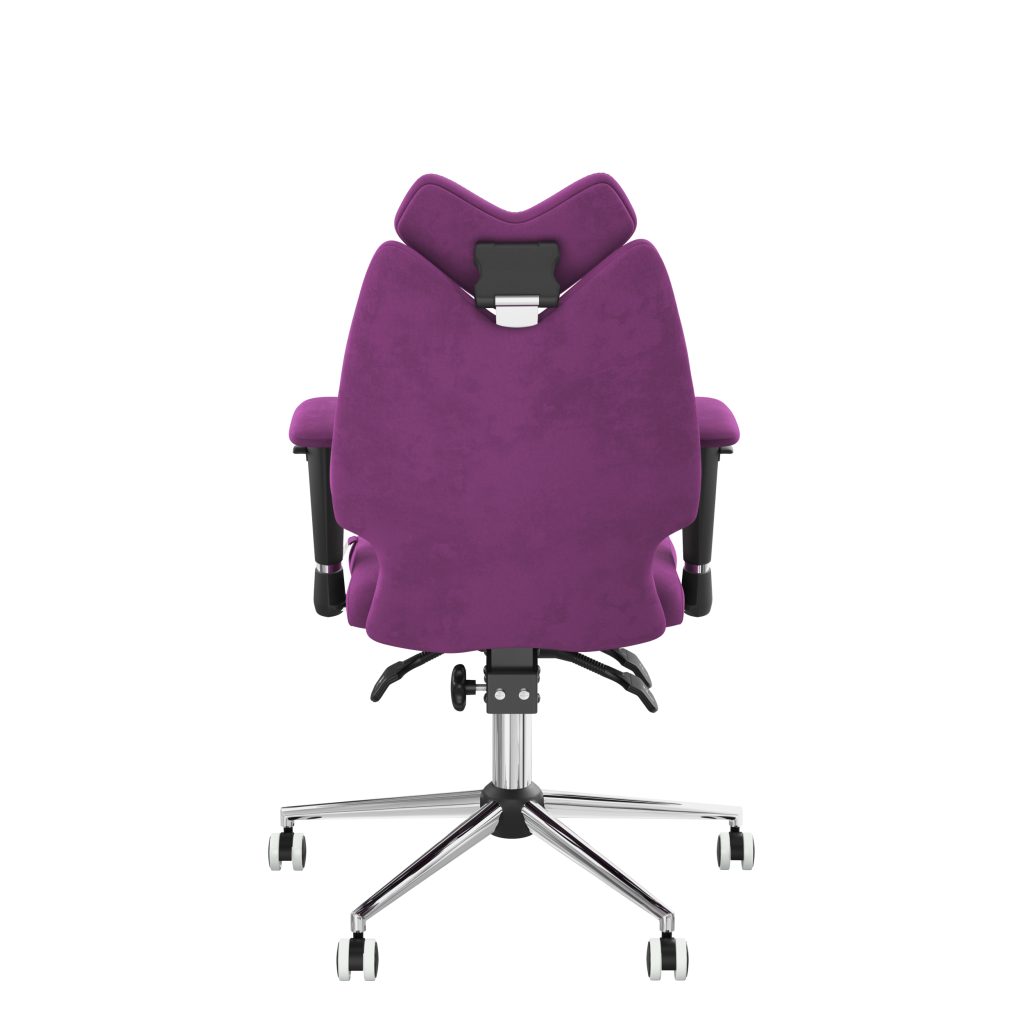 Ergonomiczny fotel Kulik System Fly Lilac 0306 Tkanina Antara