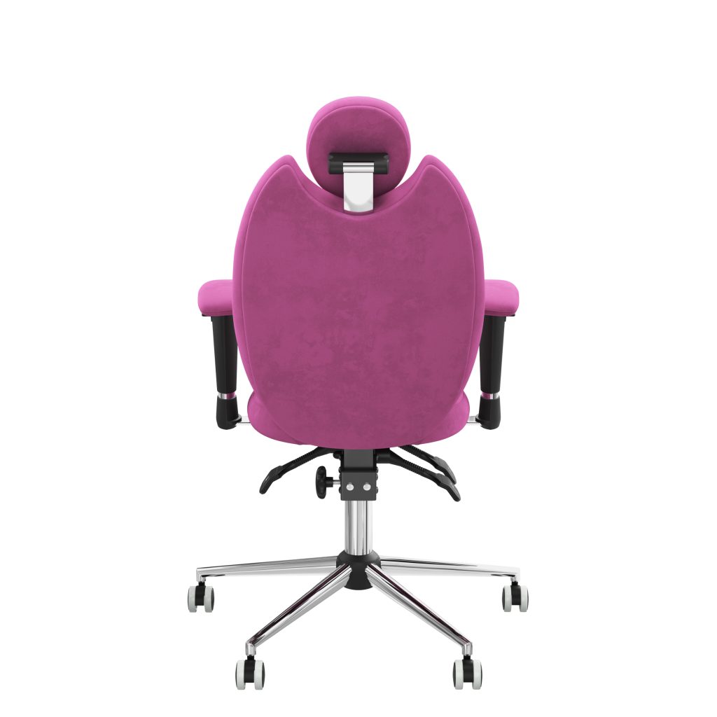 Ergonomiczny fotel Kulik System Trio Pink 0312 Tkanina Antara