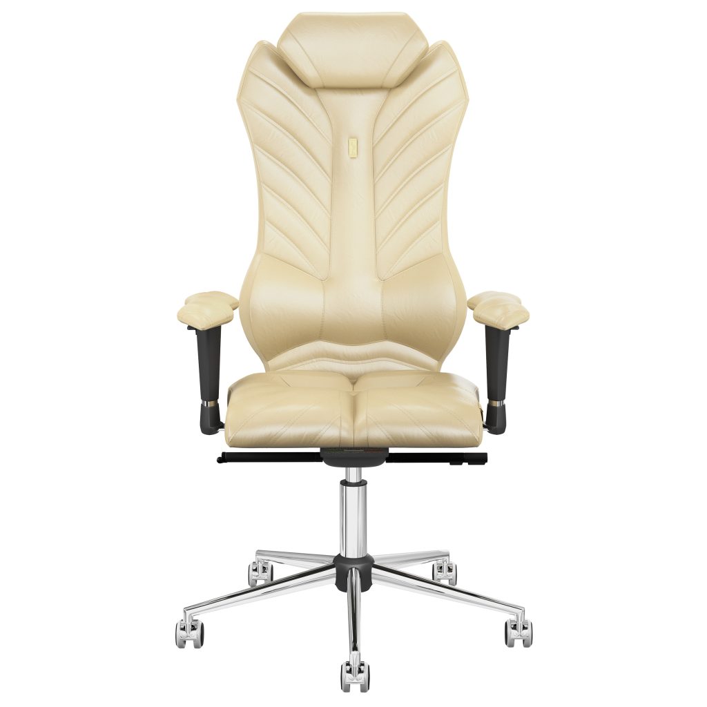 Ergonomiczny fotel Kulik System Monarch Sand 0212 Eko-skóra