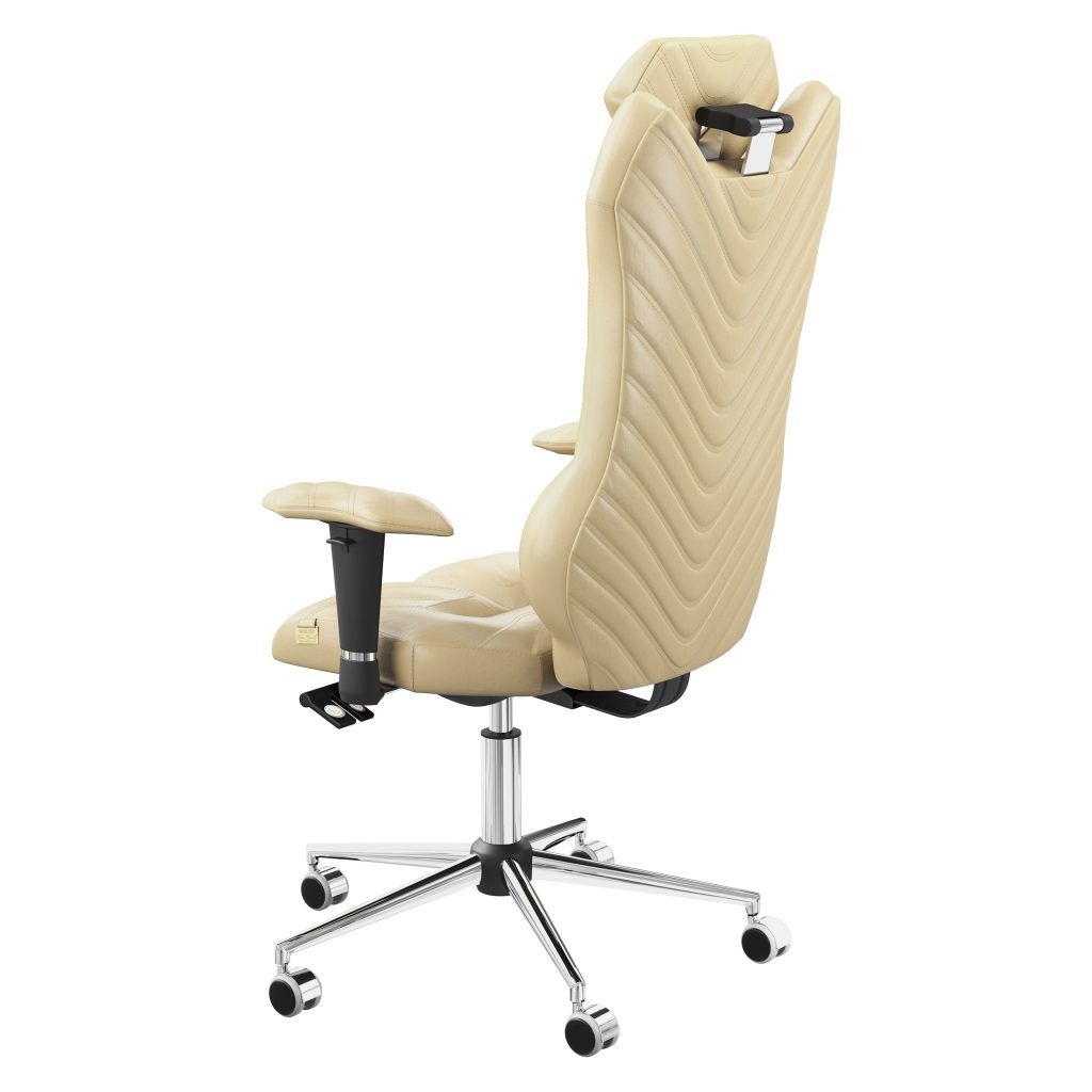 Ergonomiczny fotel Kulik System Monarch Sand 0212 Eko-skóra