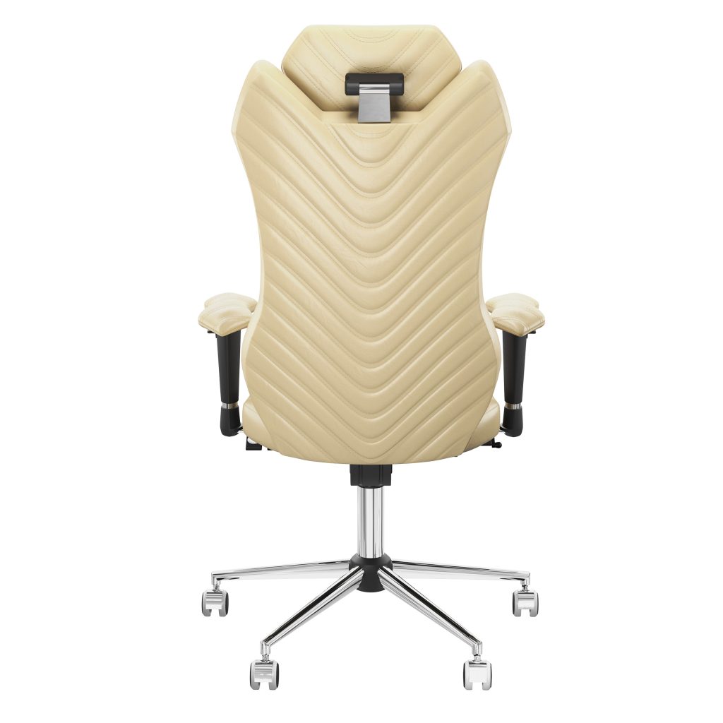 Ergonomiczny fotel Kulik System Monarch Sand 0212 Eko-skóra