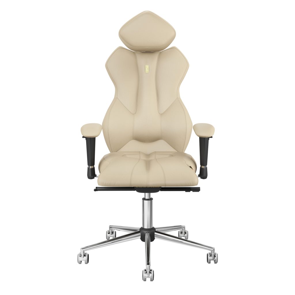 Ergonomiczny fotel Kulik System Royal Sand 0212 Eko-skóra