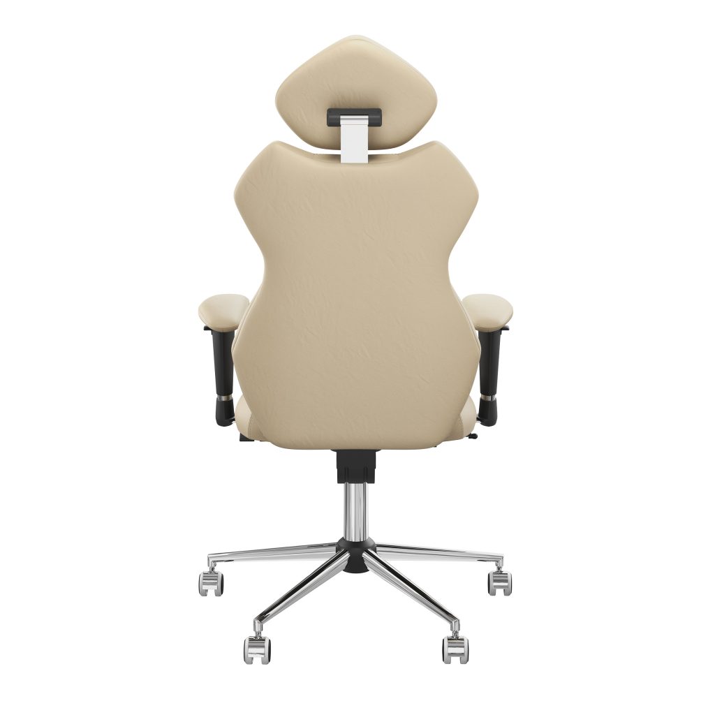 Ergonomiczny fotel Kulik System Royal Sand 0212 Eko-skóra