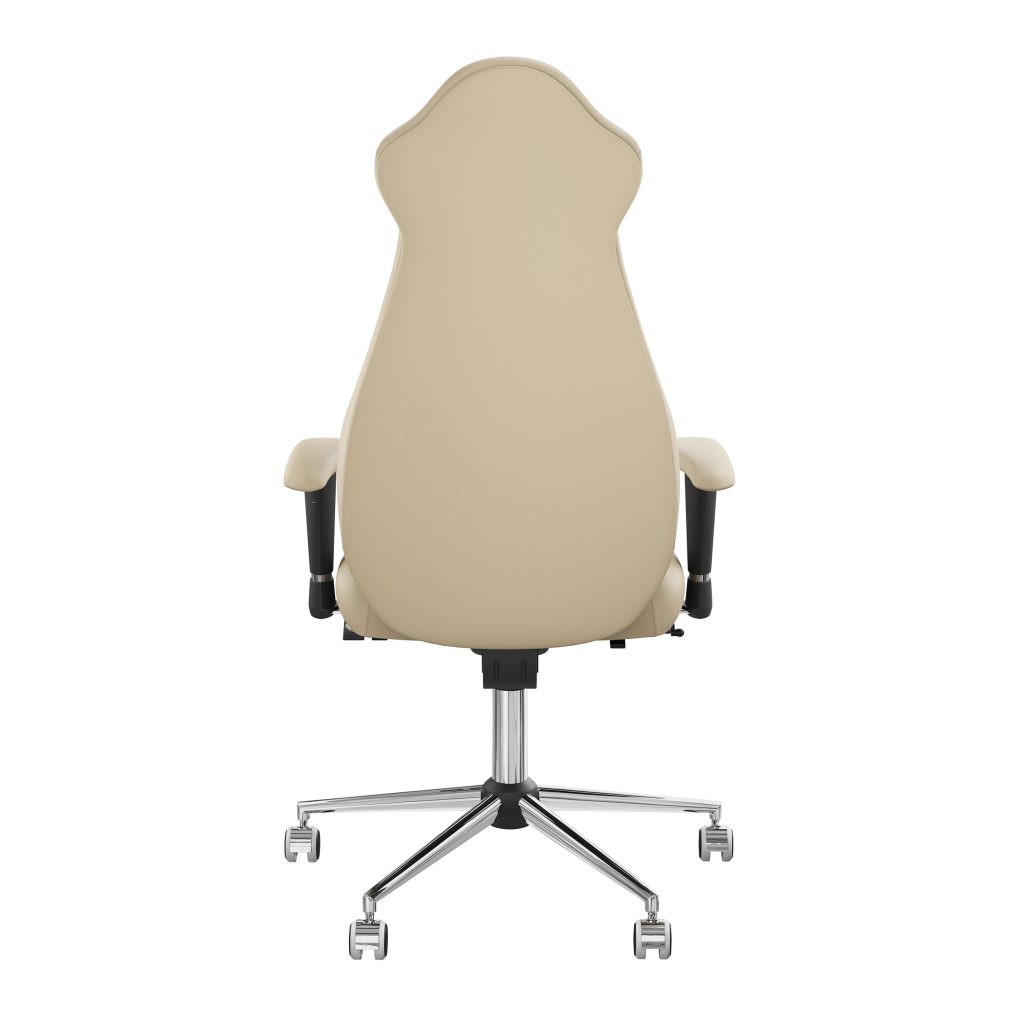 Ergonomiczny fotel Kulik System Imperial Sand 0212 Eko-skóra